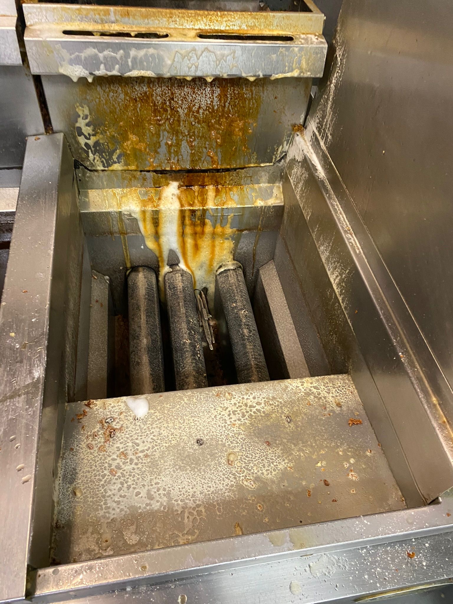 Commercial Fryer Deep Clean